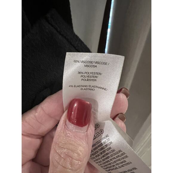 Lucky Brand Women's Cozy Crewneck Color, Black Size L / A34 - Picture 4 of 7